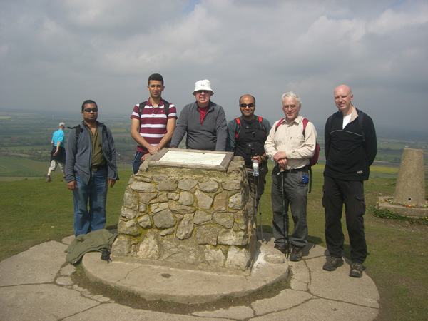 BPI staff at Ivinghoe Beacon